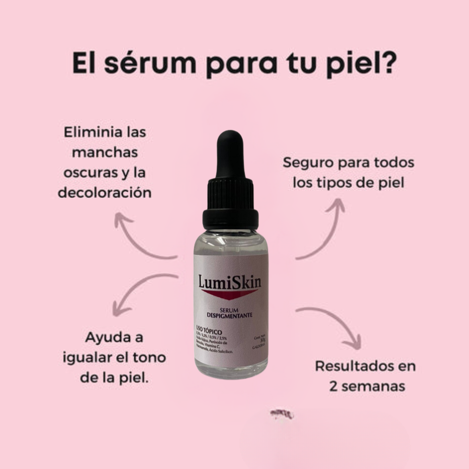 ✨ Serum Despigmentante Lumiskin – Piel Radiante y Sin Manchas